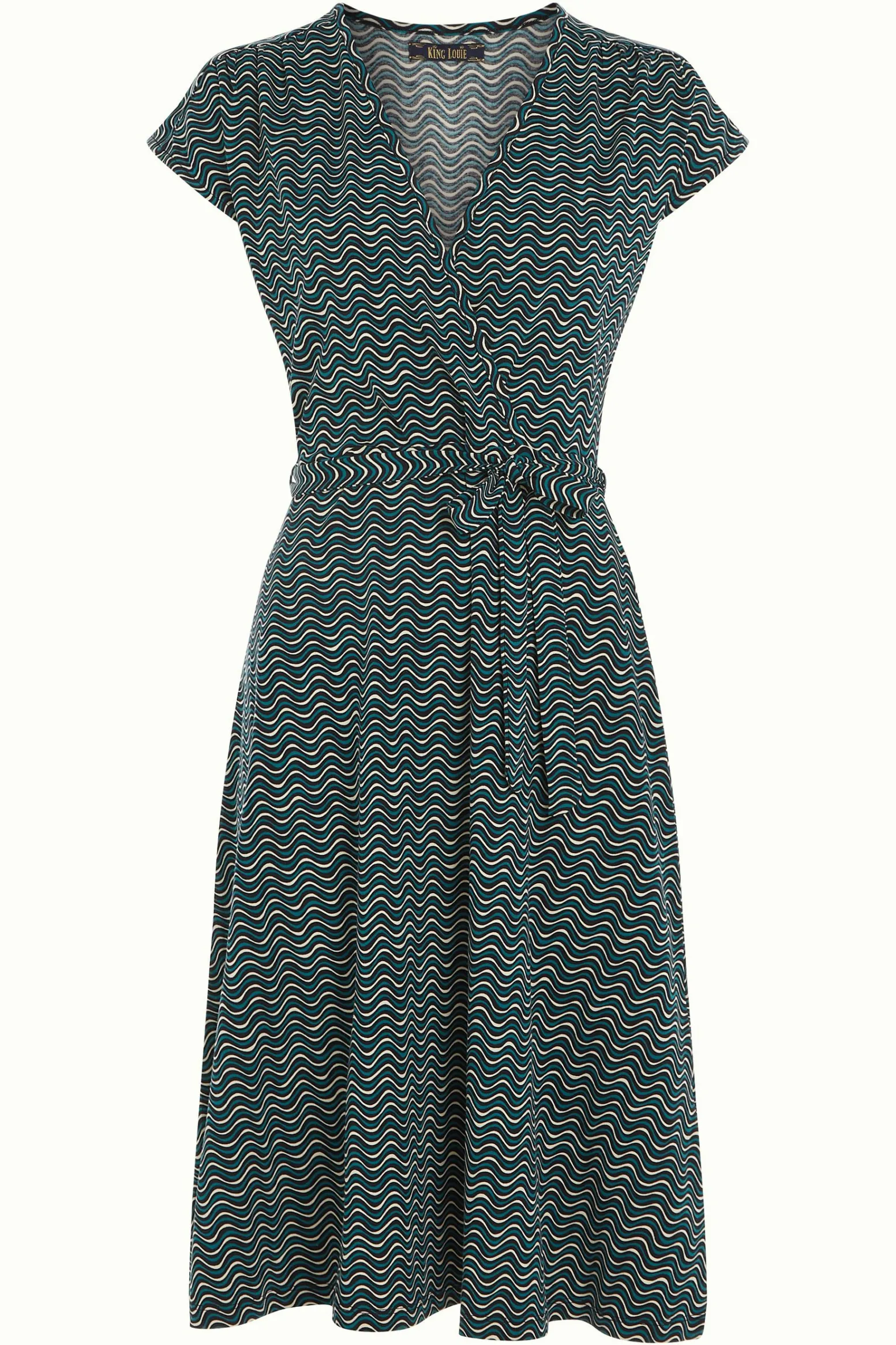 King Louie Jurken|Abigail Dress Clancy Black
