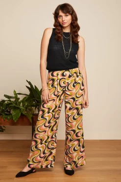 King Louie Broeken|Adeline Pants Manic Spring Yellow