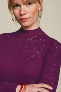 King Louie Tops & Shirts|Agnes Top Club Caspia Purple