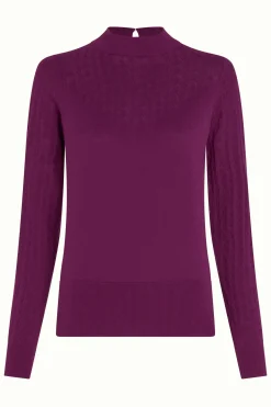 King Louie Tops & Shirts|Agnes Top Club Caspia Purple