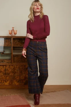 King Louie Tops & Shirts|Agnes Top Club Cabernet Red