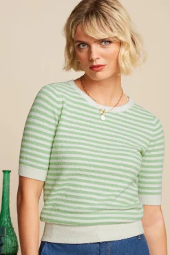King Louie Tops & Shirts|Agnes Top Dee Dee Cameo Green