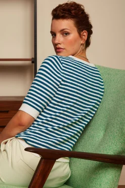 King Louie Tops & Shirts|Agnes Top Dee Dee Lapis Blue