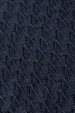 King Louie Tops & Shirts|Agnes Top Loop Ajour Dark Navy