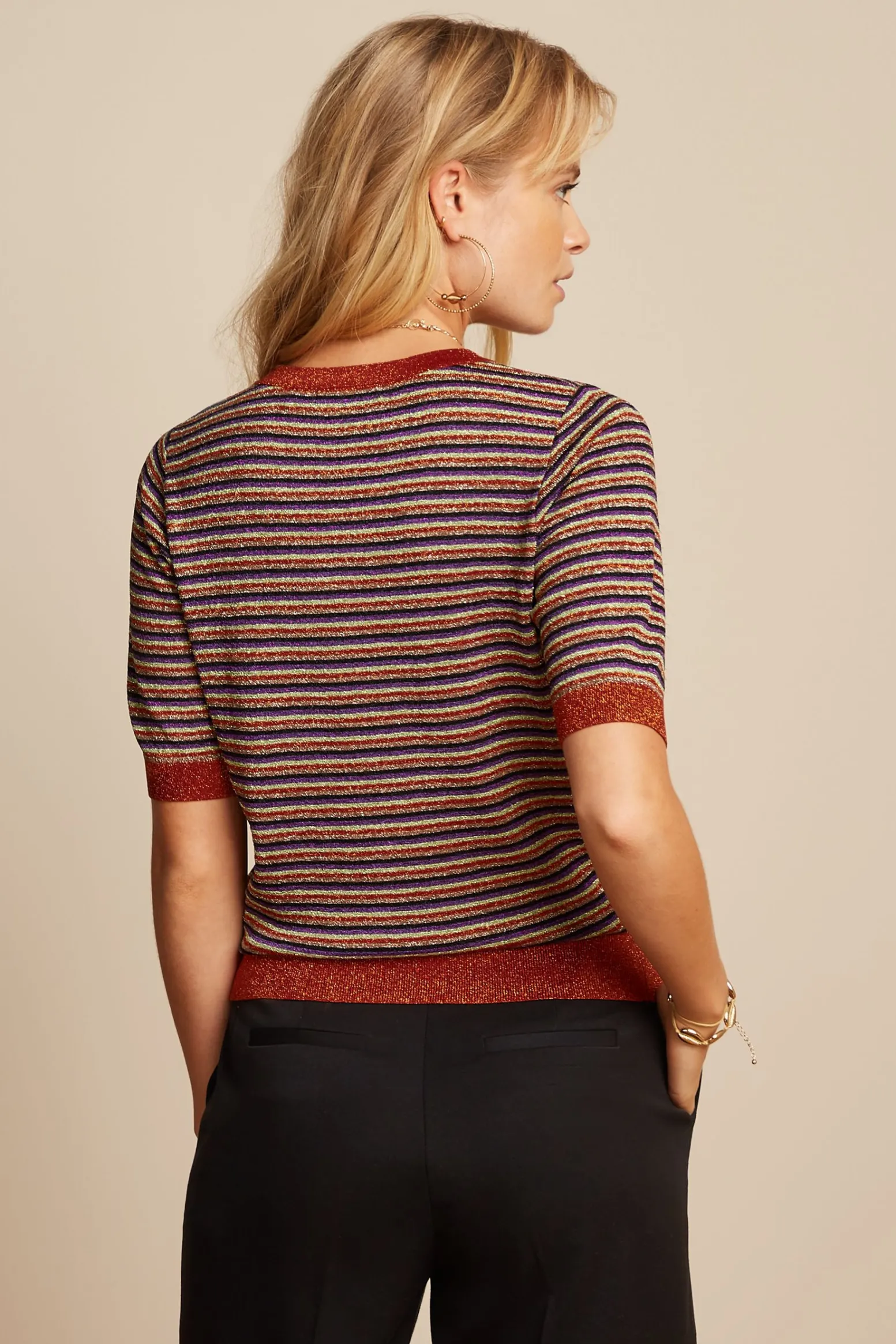 King Louie Tops & Shirts|Agnes Top Stardust Caramel