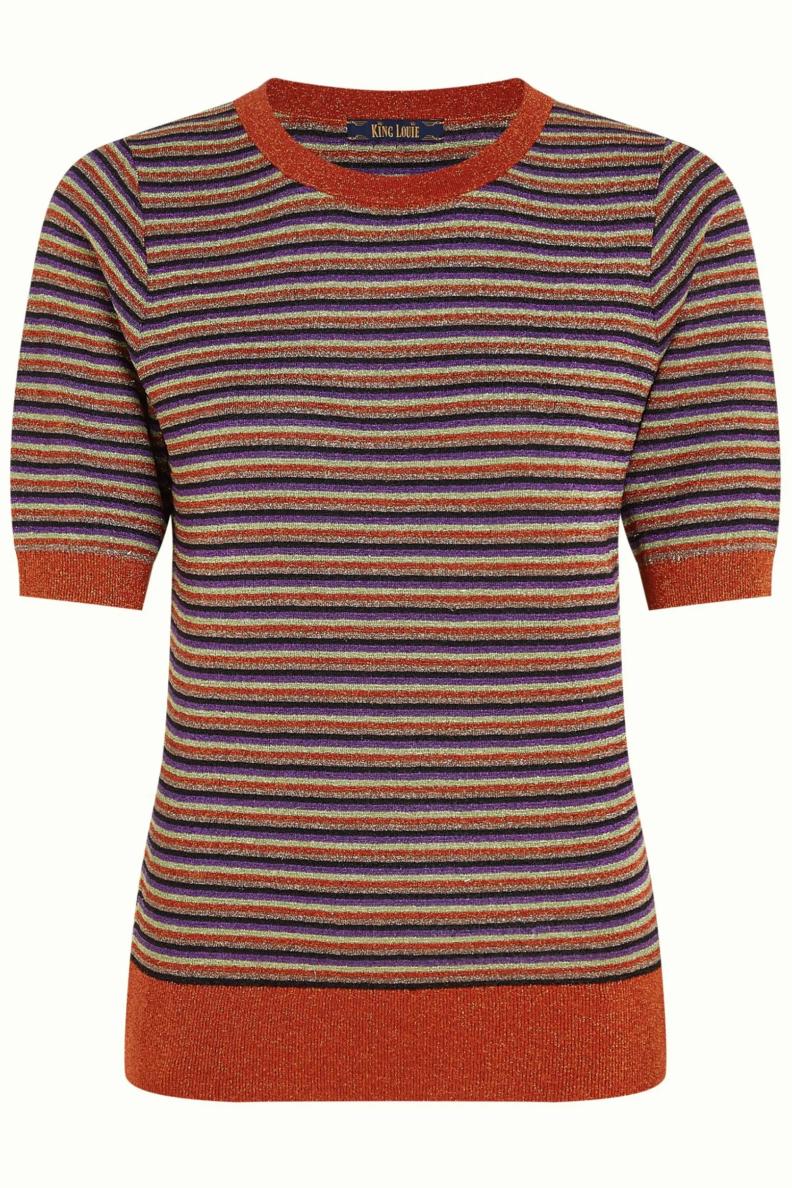 King Louie Tops & Shirts|Agnes Top Stardust Caramel