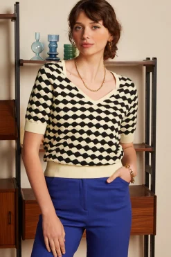 King Louie Tops & Shirts|Agnes V Top Turtle Black