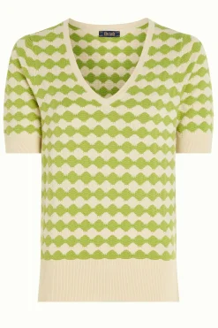 King Louie Tops & Shirts|Agnes V Top Turtle Macaw Green
