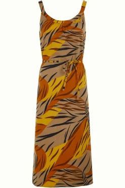 King Louie Jurken|Allison Dress Zolea Sulphur Yellow