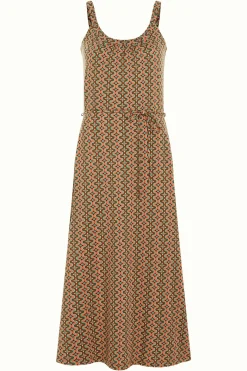 King Louie Jurken|Allison Midi Dress Twisted Black