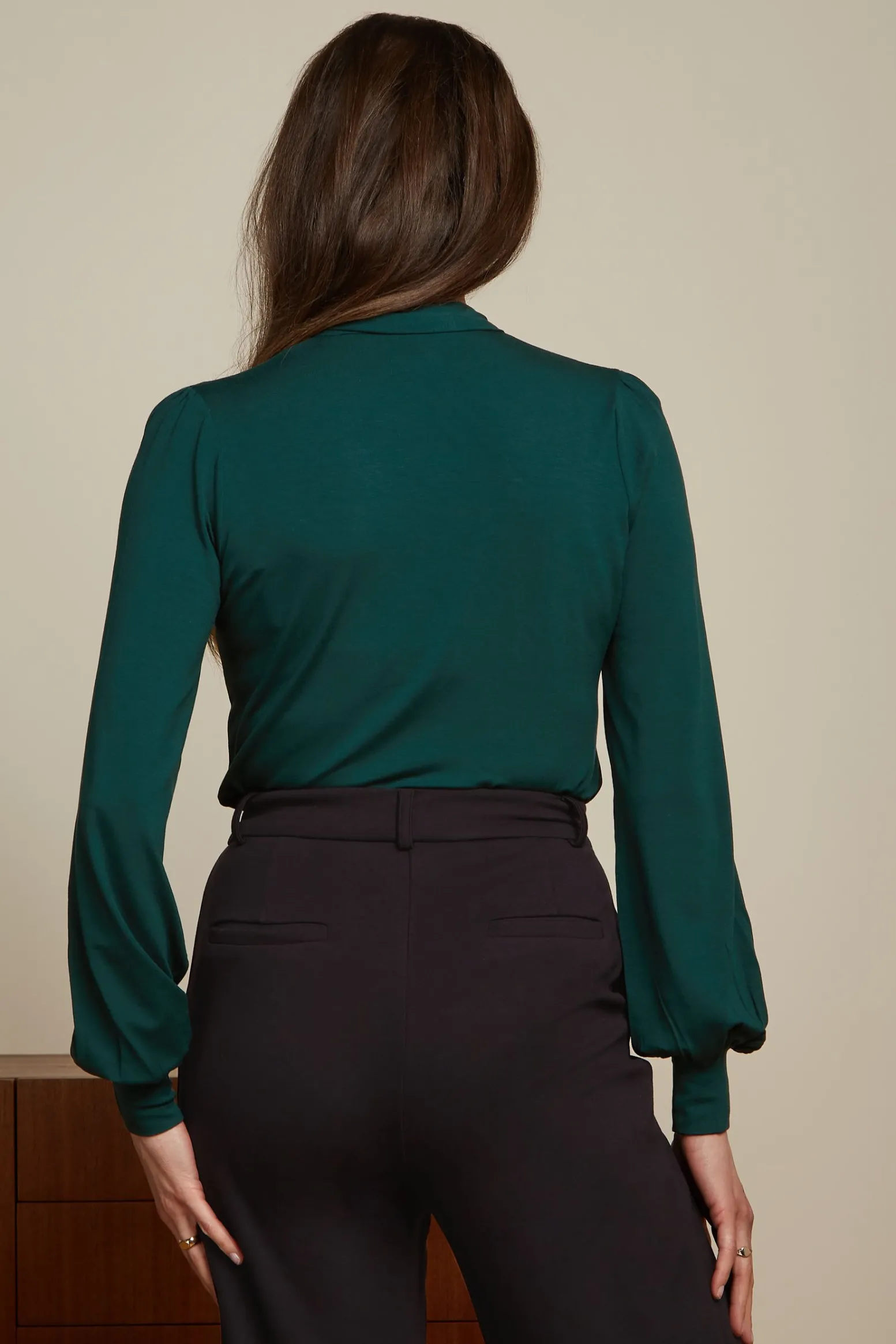King Louie Tops & Shirts|Amalia Top Ecovero Light Pine Green