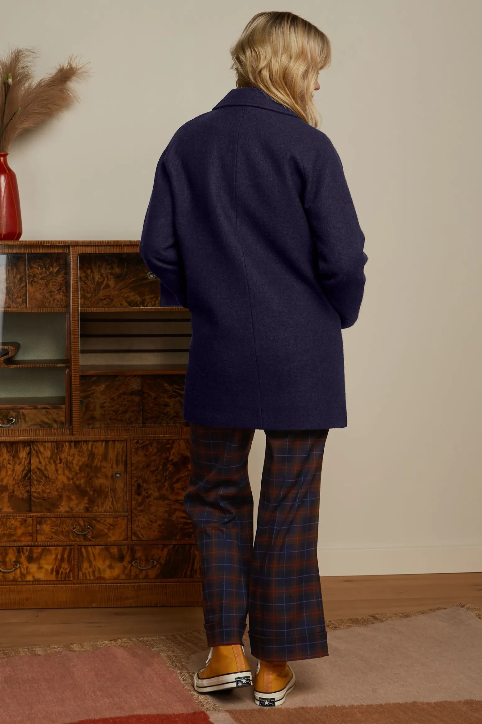 King Louie Jassen & Blazers|Amelie Coat Kennedy Ink Blue