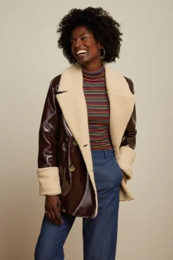 King Louie Jassen & Blazers|Amelie Coat Outshine Bordeaux Red