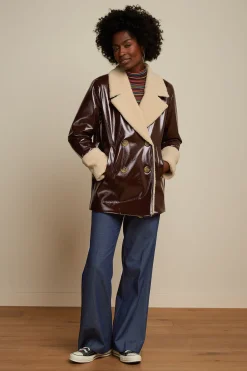King Louie Jassen & Blazers|Amelie Coat Outshine Bordeaux Red