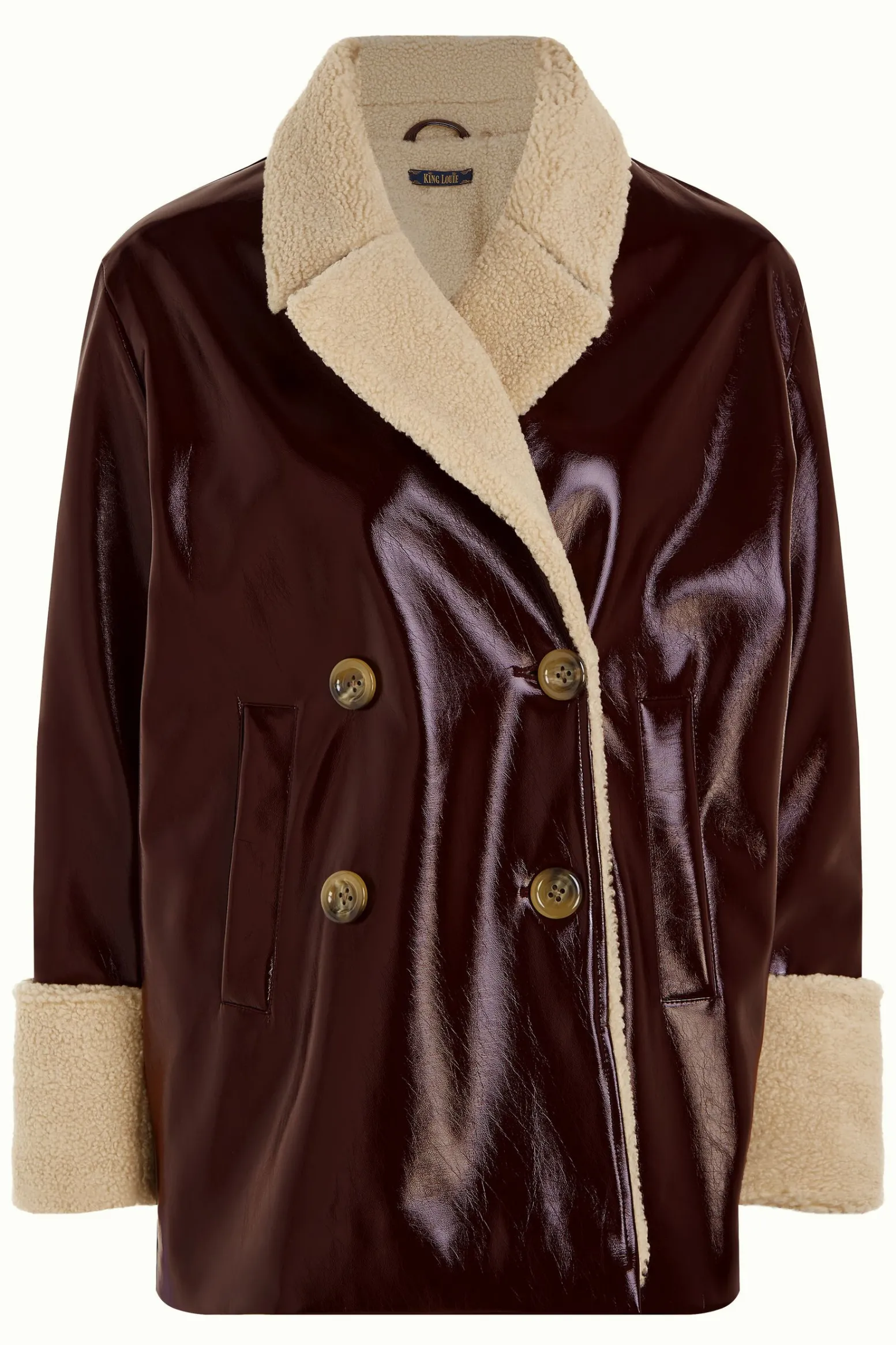 King Louie Jassen & Blazers|Amelie Coat Outshine Bordeaux Red