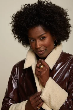 King Louie Jassen & Blazers|Amelie Coat Outshine Bordeaux Red