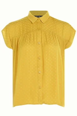 King Louie Blouses|Amy Blouse Bisque Tuscan Yellow