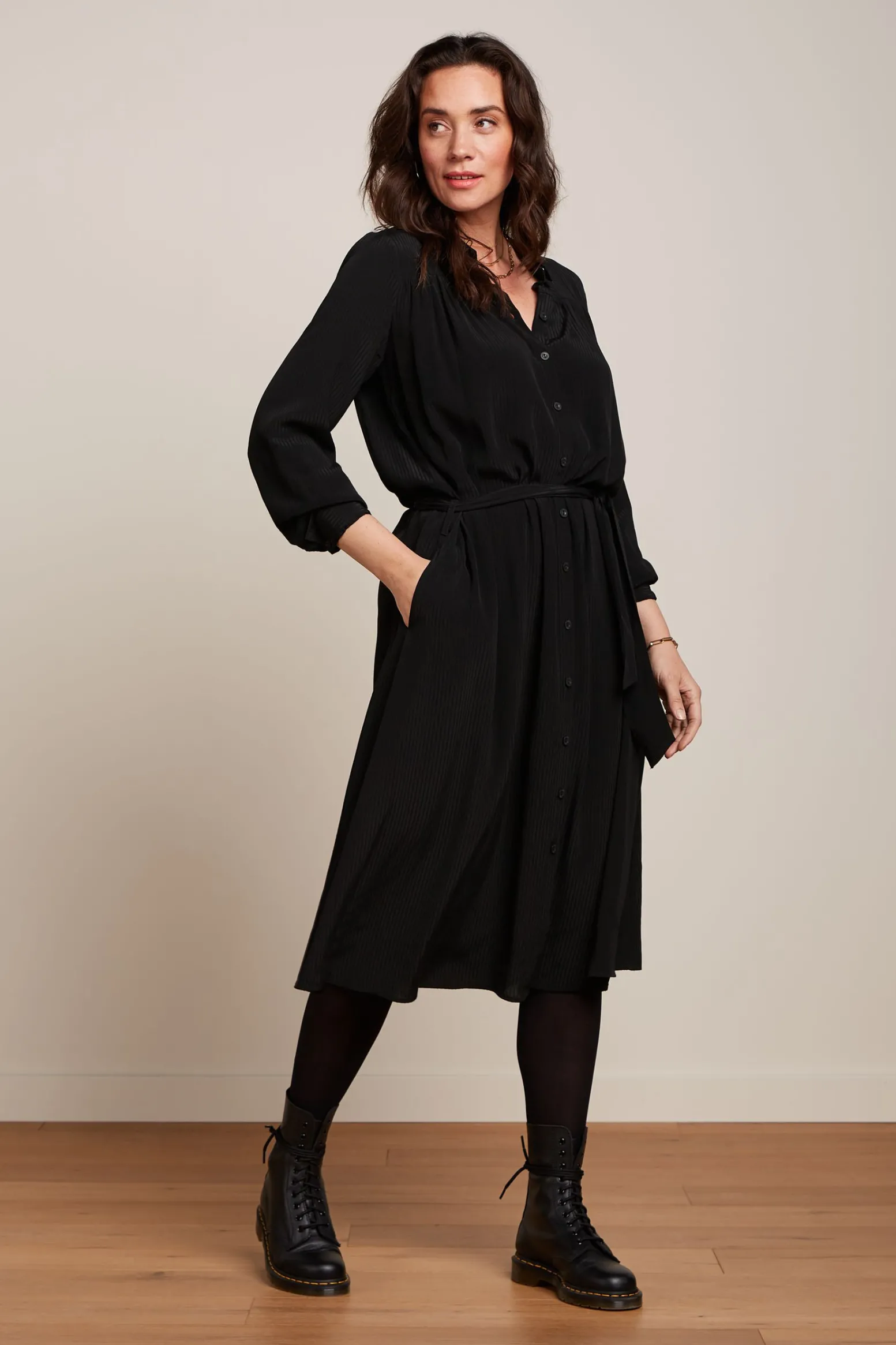 King Louie Jurken|Amy Dress Allegra Black