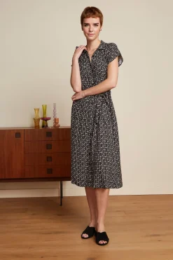 King Louie Jurken|Amy Dress Frankie Black