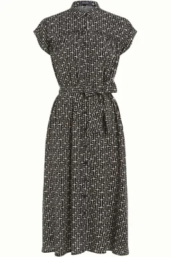 King Louie Jurken|Amy Dress Frankie Black