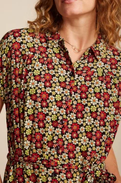 King Louie Jurken|Amy Dress Jackie Fiery Red