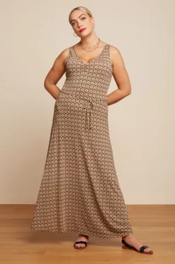 King Louie Jurken|Anna Maxi Dress Smith Umbre