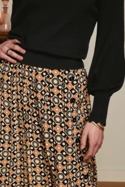 King Louie Rokken|Arianna Pleat Skirt Ozzy Marzipan