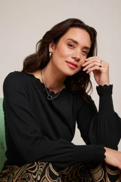 King Louie Tops & Shirts|Audrey Bell Top Club Black