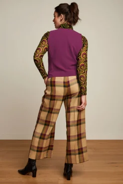 King Louie Tops & Shirts|Betsy Rollneck Top Patchouli Olive Green