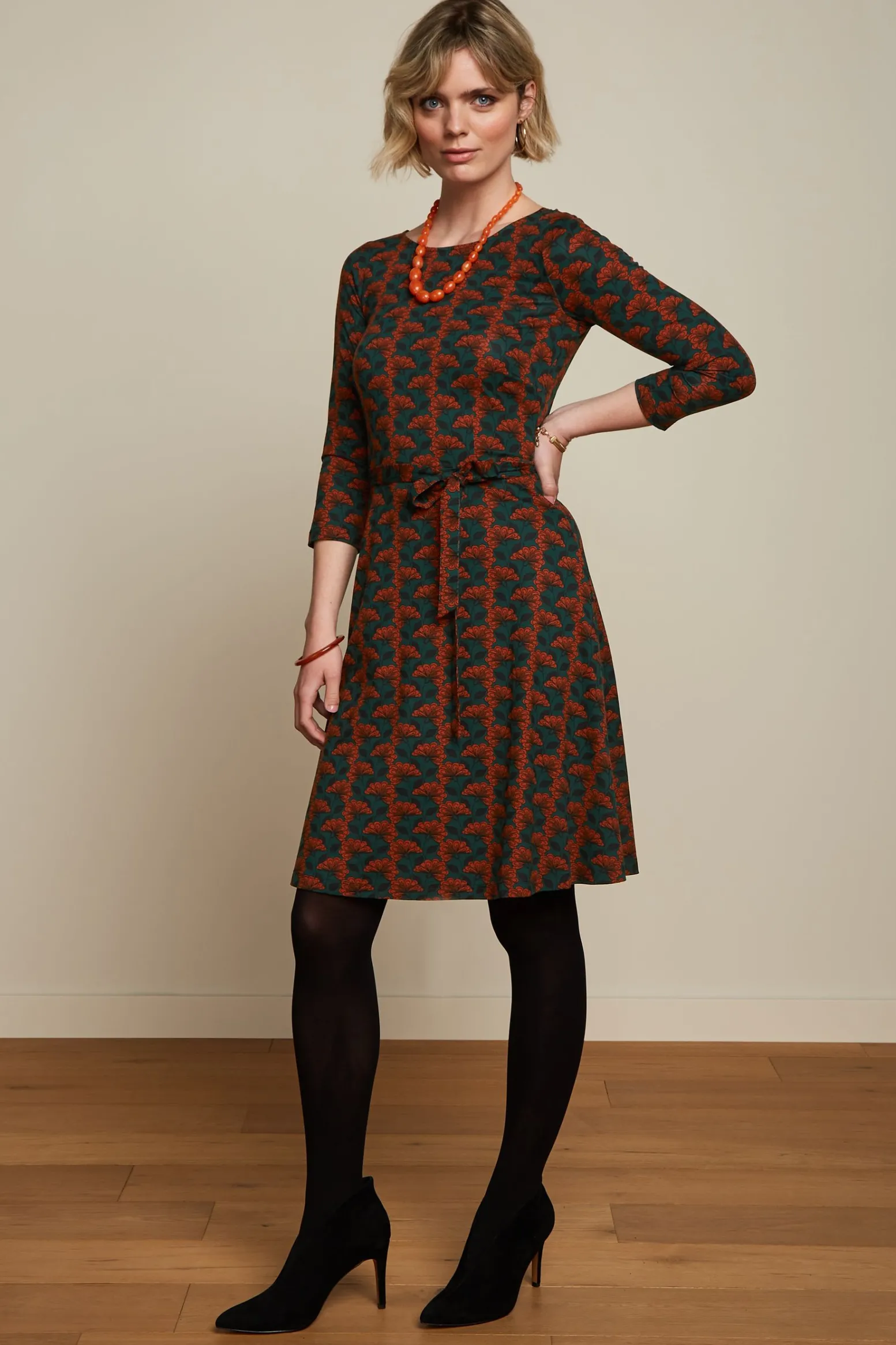 King Louie Jurken|Betty Dress Noushh Pine Green