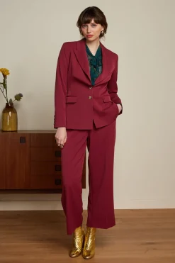 King Louie Jassen & Blazers|Bianca Blazer Broadway Cabernet Red