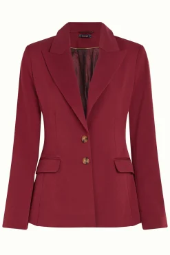 King Louie Jassen & Blazers|Bianca Blazer Broadway Cabernet Red