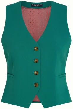 King Louie Tops & Shirts|Bianca Gilet Simonet Ponderosa Green