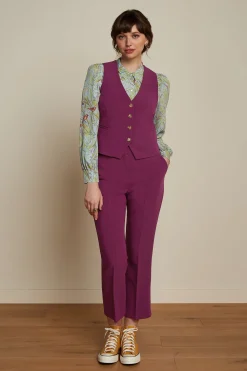 King Louie Tops & Shirts|Bianca Gilet Simonet Caspia Purple