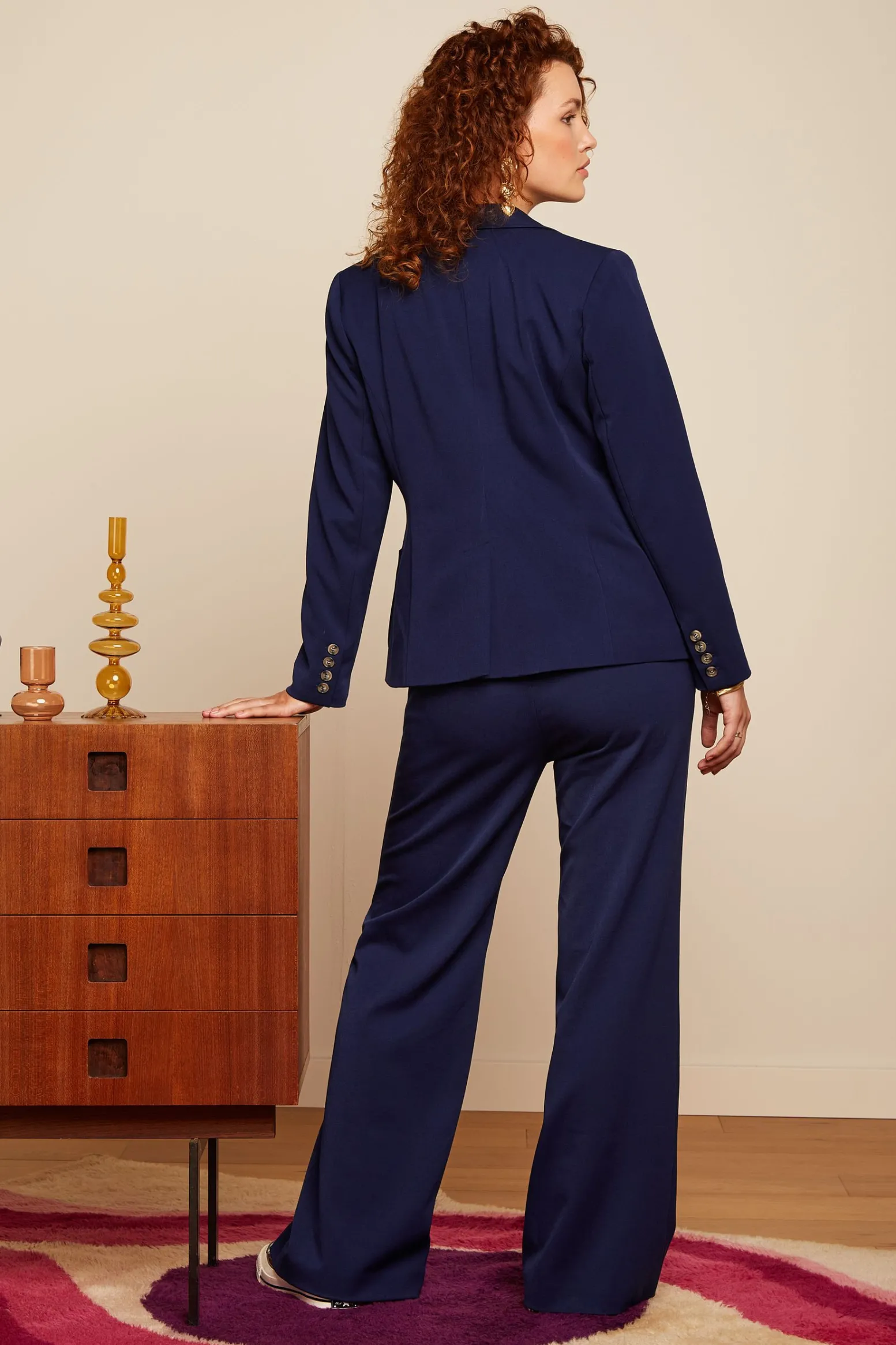 King Louie Jassen & Blazers|Bibi Blazer Broadway Ink Blue