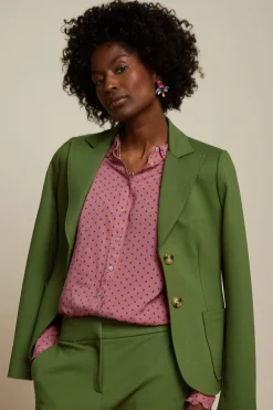 King Louie Jassen & Blazers|Bibi Blazer Uni Rodeo Olive Green