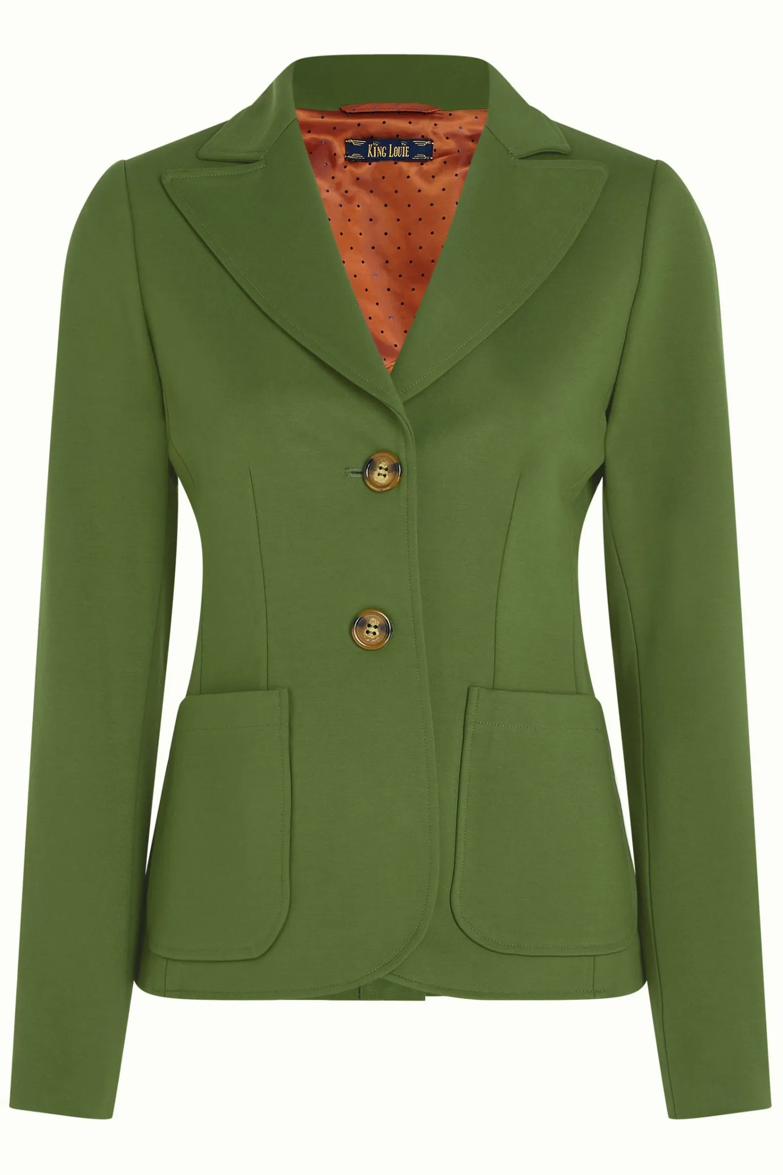 King Louie Jassen & Blazers|Bibi Blazer Uni Rodeo Olive Green