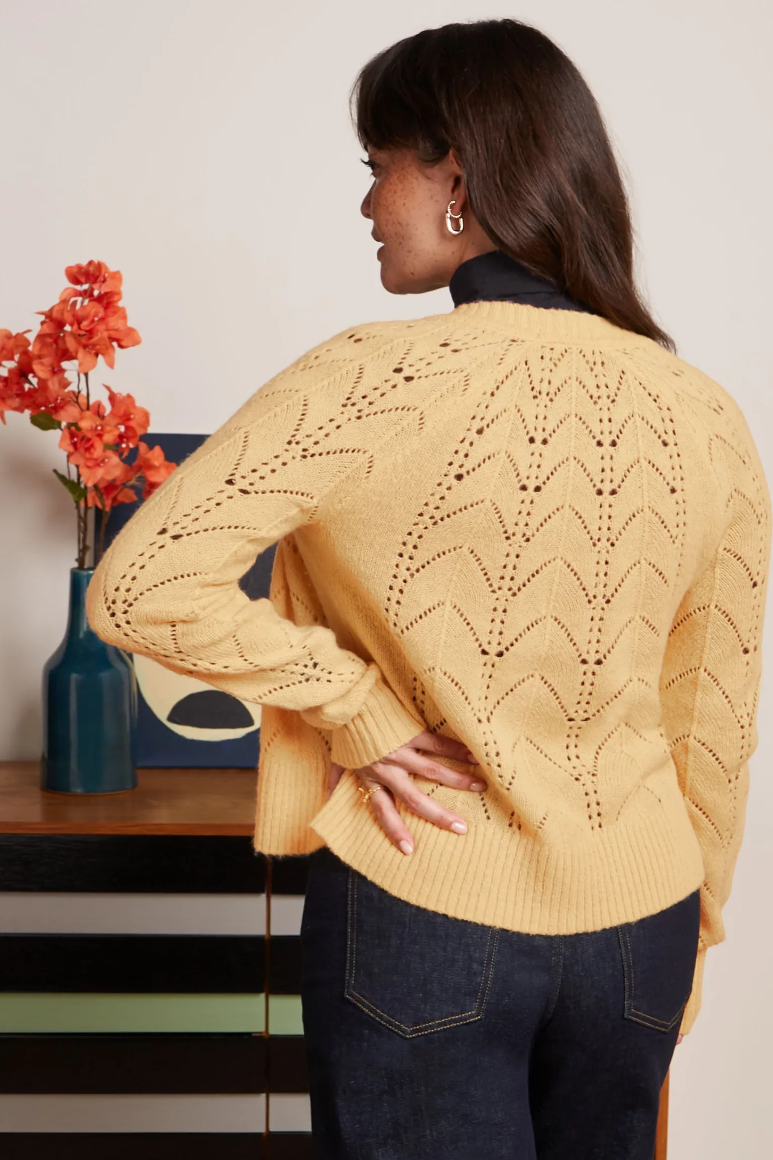 King Louie Vesten|Blanca Cardi Farfalle Pebble