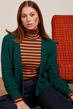 King Louie Vesten|Blanca Cardi Farfalle Pine Green
