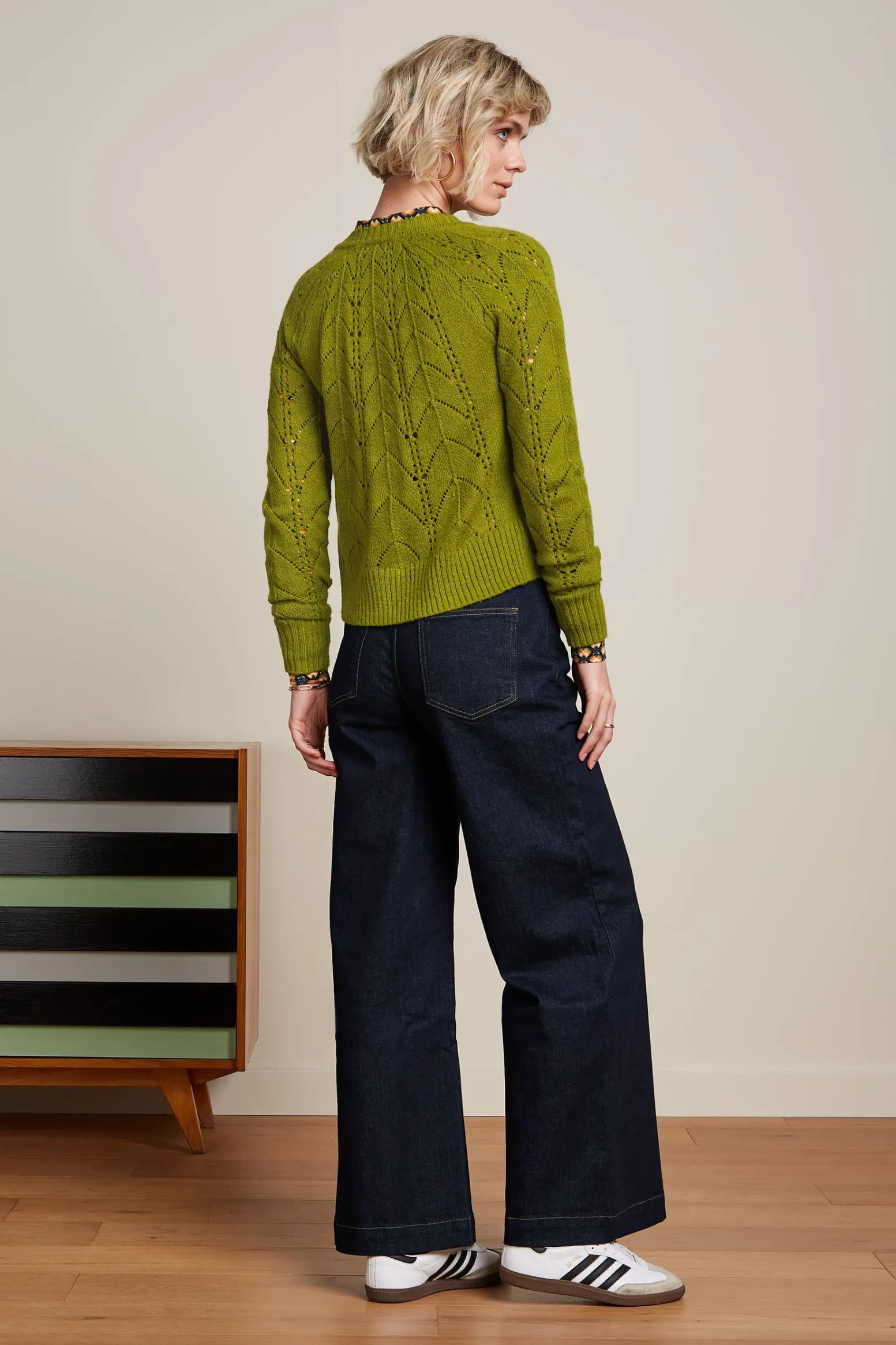 King Louie Vesten|Blanca Cardi Farfalle Guacemole