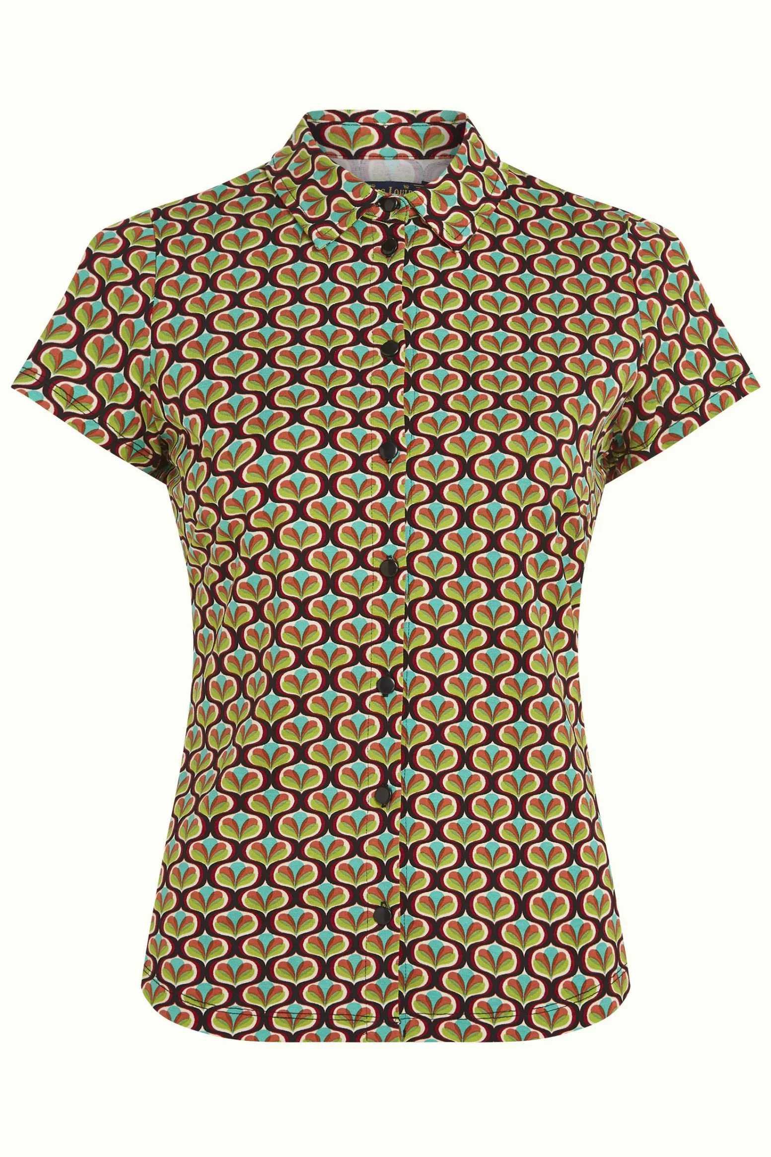 King Louie Blouses|Blouse Indy Delphinium Green