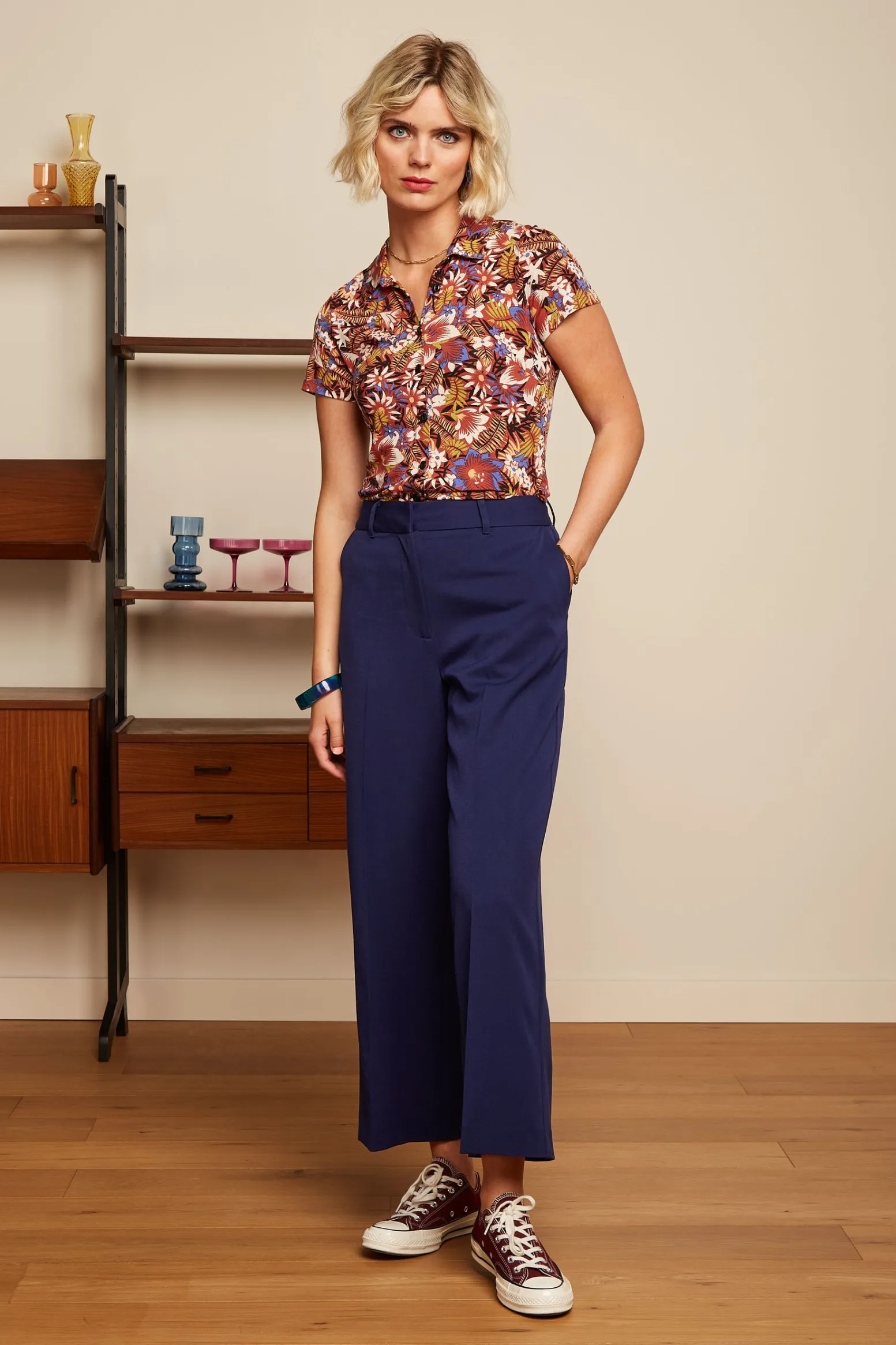 King Louie Blouses|Blouse Madeleine Sienna Red
