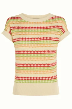 King Louie Tops & Shirts|Boatneck Top Boyd Cream