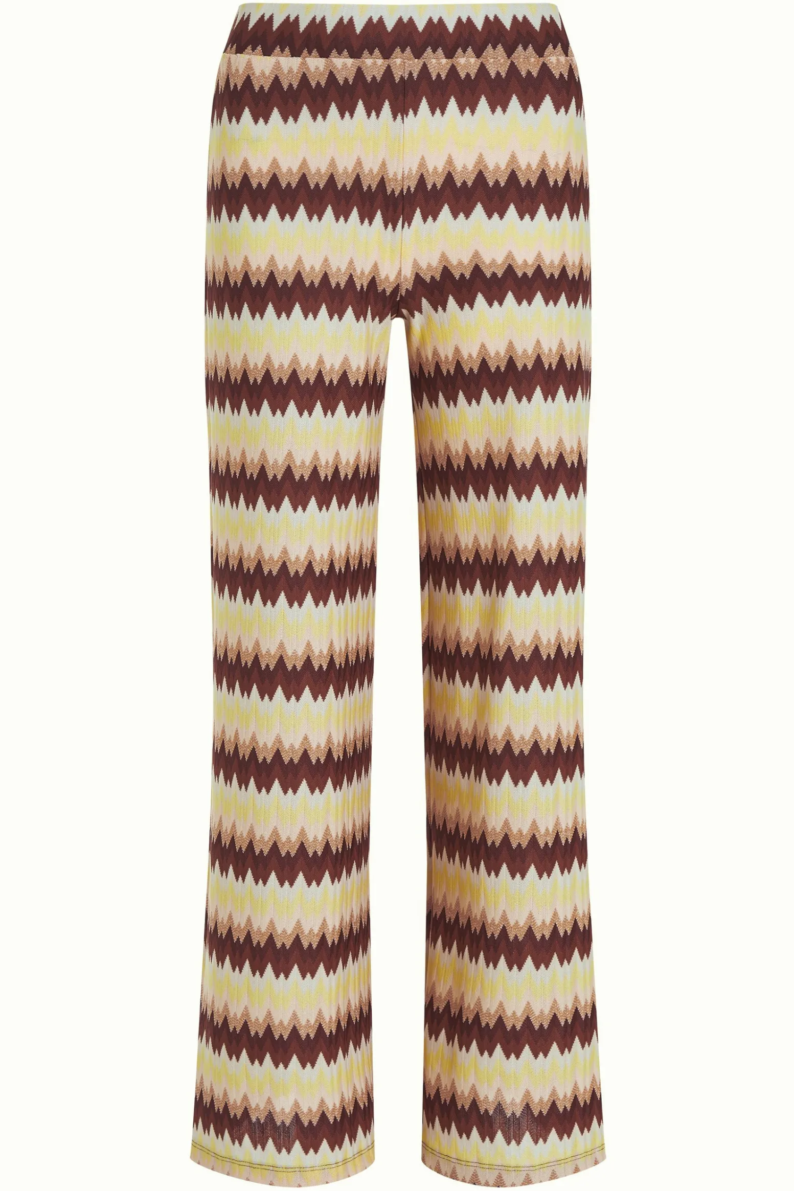 King Louie Broeken|Border Palazzo Pants Carmine Mock Orange