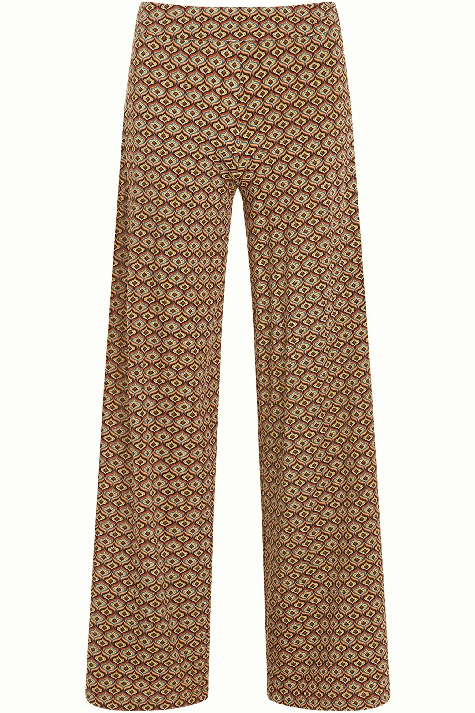 King Louie Broeken|Border Palazzo Pants Smith Umbre
