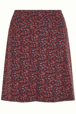 King Louie Rokken|Border Skirt Autumn Storm Blue
