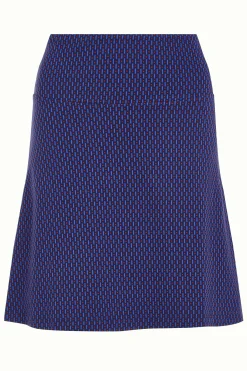 King Louie Rokken|Border Skirt Ditto Evening Blue