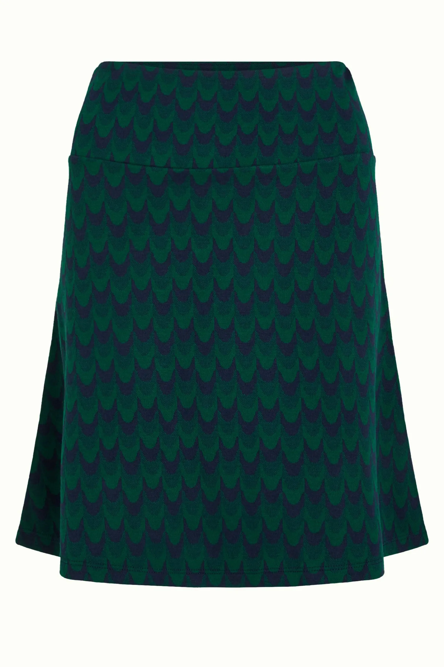 King Louie Rokken|Border Skirt Duffy Jacquard Evening Blue