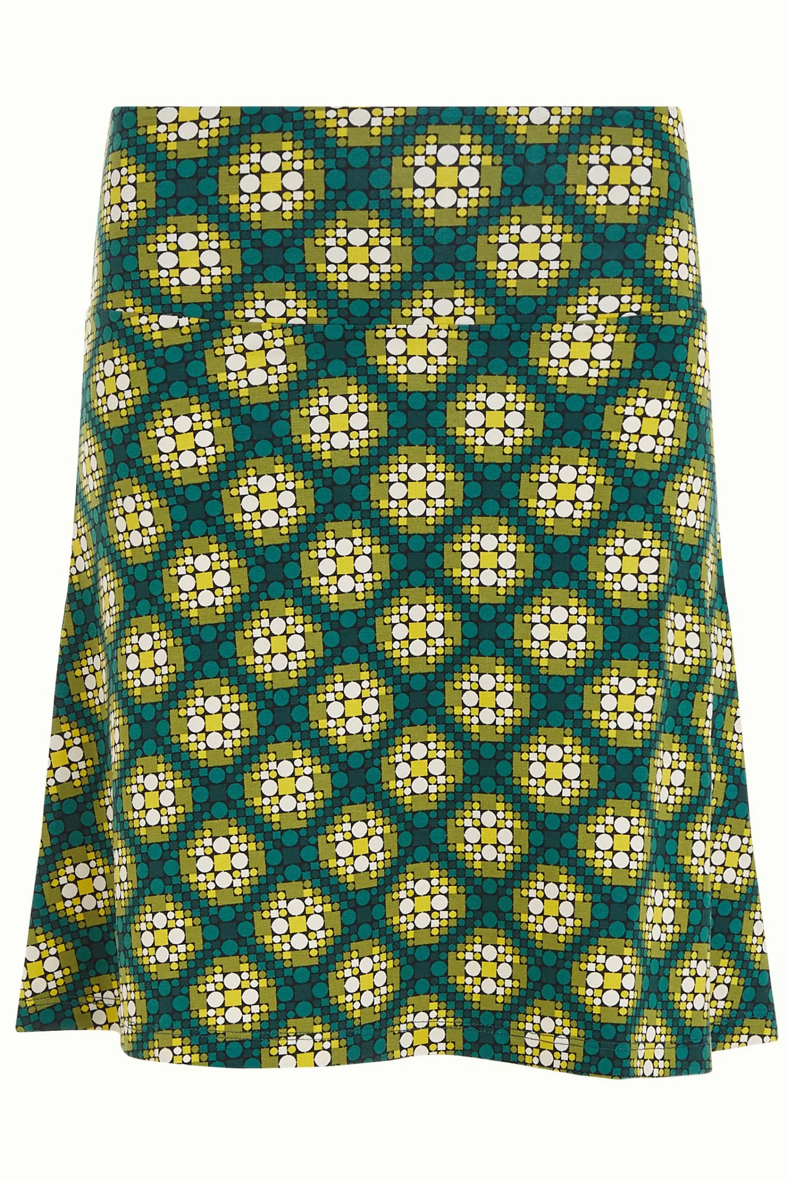 King Louie Rokken|Border Skirt Kirby Para Green