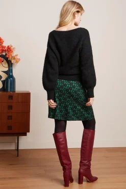 King Louie Rokken|Border Skirt Marvin Para Green